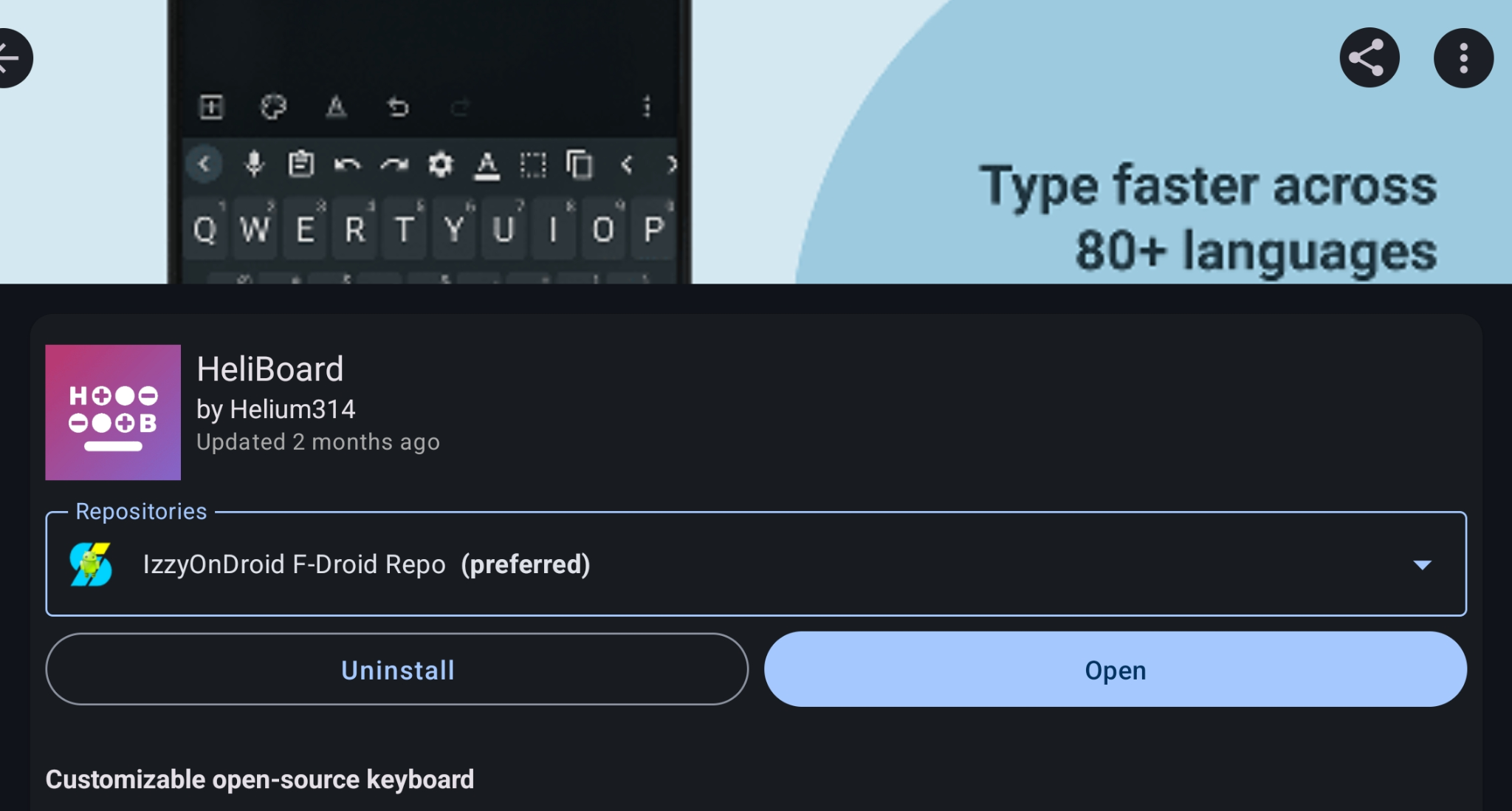 Heliboard on F-Droid