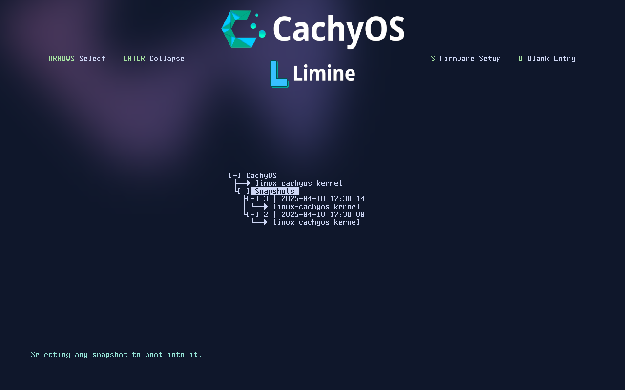 An example of the Limine